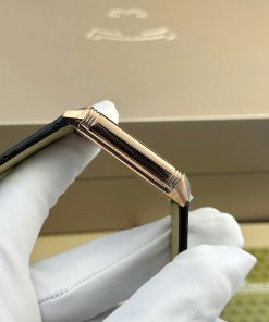 Đồng hồ Jaeger LeCoultre Master Reverso màu vàng hồng dây da 30x40mm (2)