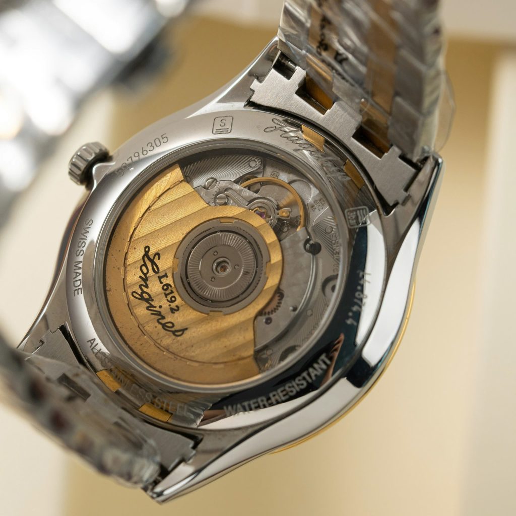 Đồng hồ Longines Master Collection Replica 11 mặt vàng cọc số đính đá 38mm (2)