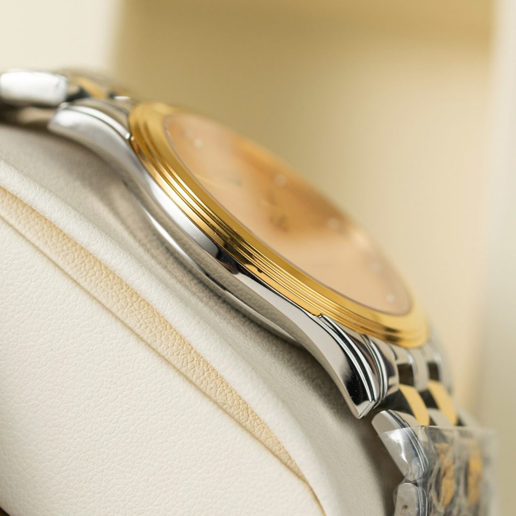 Đồng hồ Longines Master Collection Replica 11 mặt vàng cọc số đính đá 38mm (2)