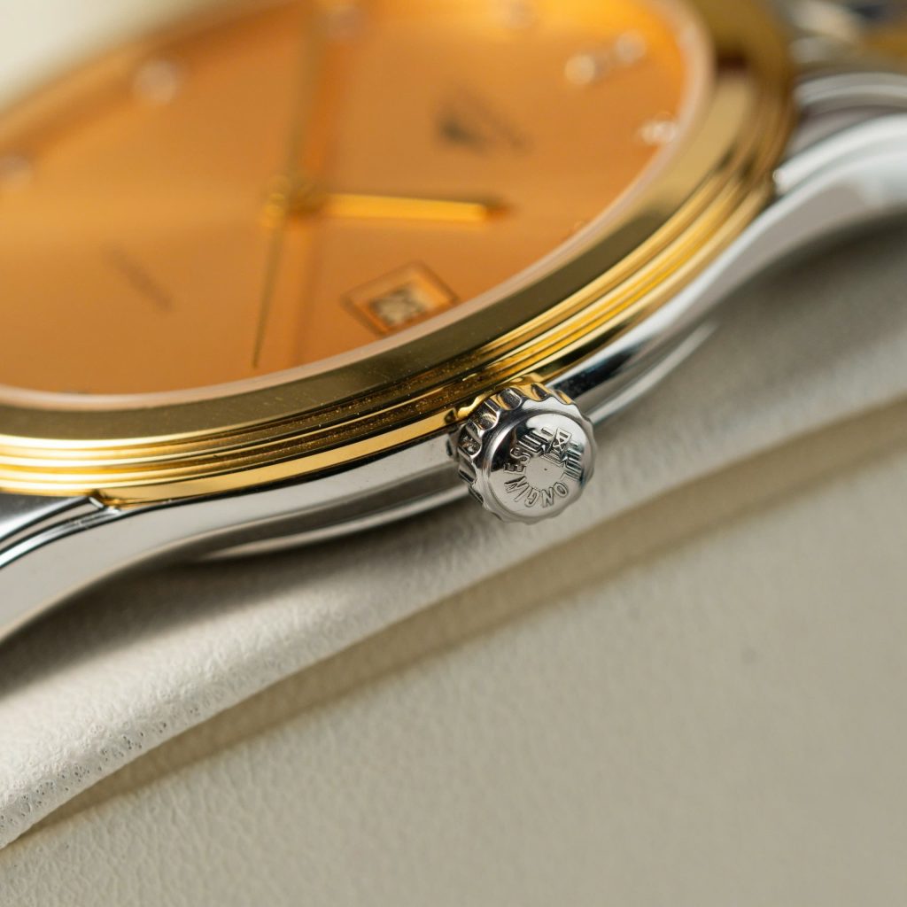 Đồng hồ Longines Master Collection Replica 11 mặt vàng cọc số đính đá 38mm (2)