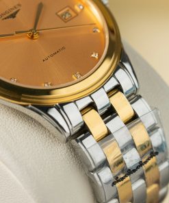 Đồng hồ Longines Master Collection Replica 11 mặt vàng cọc số đính đá 38mm (2)
