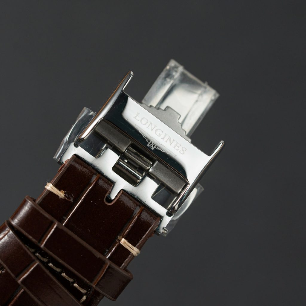 Đồng hồ Longines Master Collection mặt trắng dây da nâu Rep 11 cao cấp 38 (2)