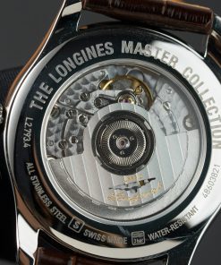 Đồng hồ Longines Master Collection mặt trắng dây da nâu Rep 11 cao cấp 38 (2)