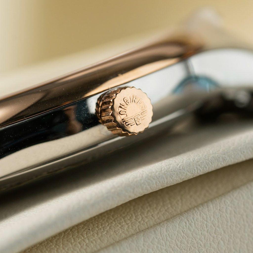 Đồng hồ Longines demi rose gold Rep 11 cao cấp mặt trắng 38 (2)