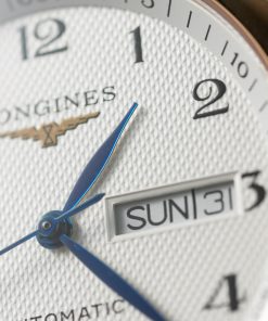 Đồng hồ Longines demi rose gold Rep 11 cao cấp mặt trắng 38 (2)