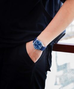 Đồng hồ Longines hydro conquest nam máy cơ mặt xanh Fake cao cấp 41mm