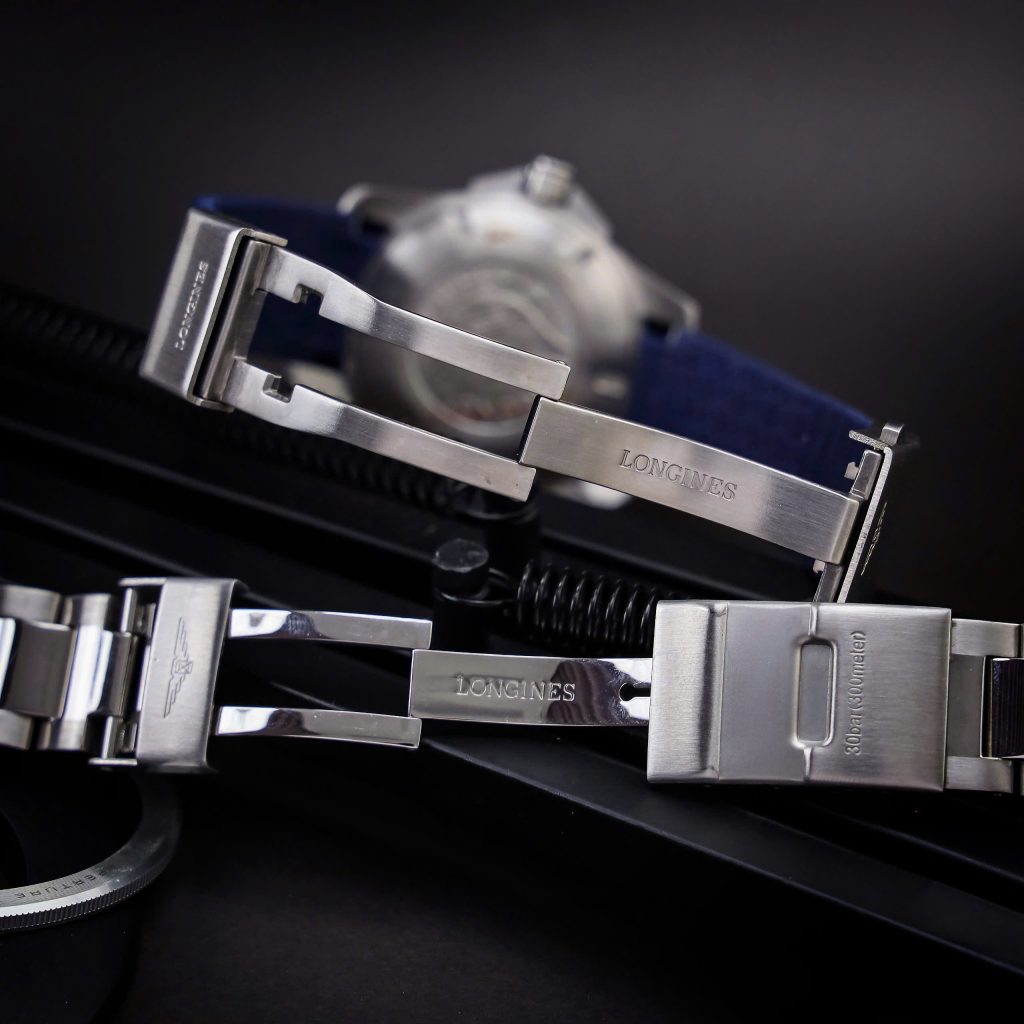 Đồng hồ Longines hydro conquest nam máy cơ mặt xanh Fake cao cấp 41mm