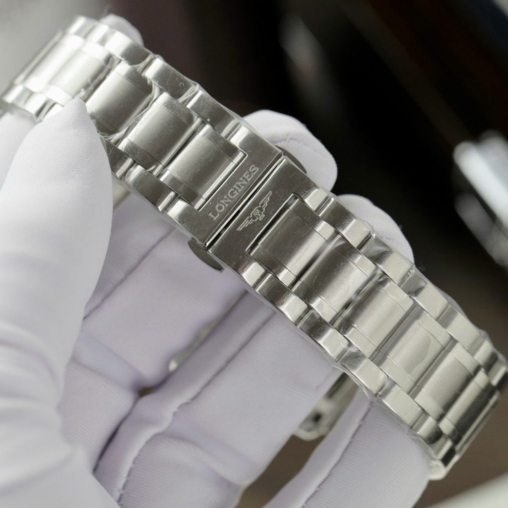 Đồng hồ Longines mặt trắng cọc số đính đá Fake 11 cao cấp 38 (1)