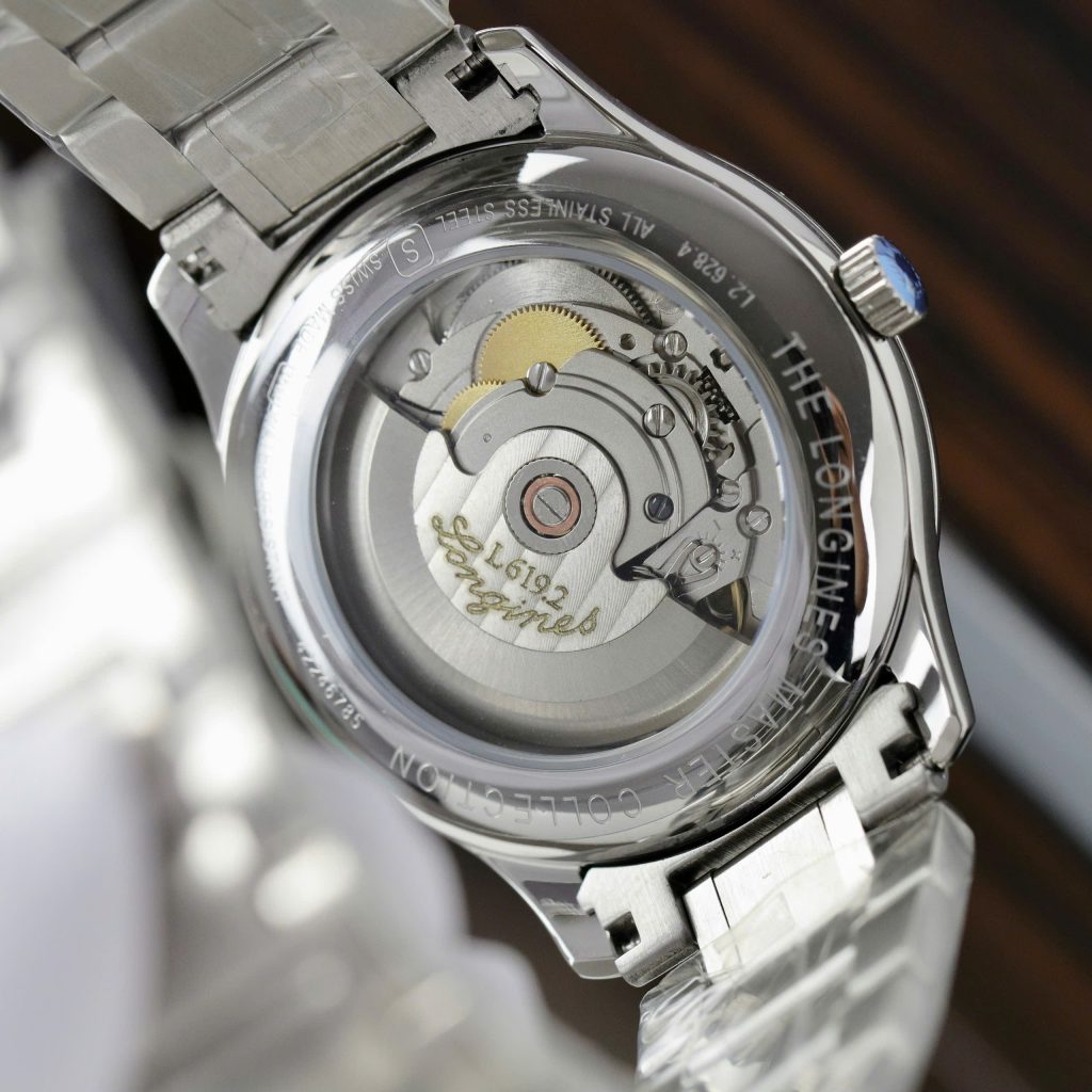 Đồng hồ Longines mặt trắng cọc số đính đá Fake 11 cao cấp 38 (1)