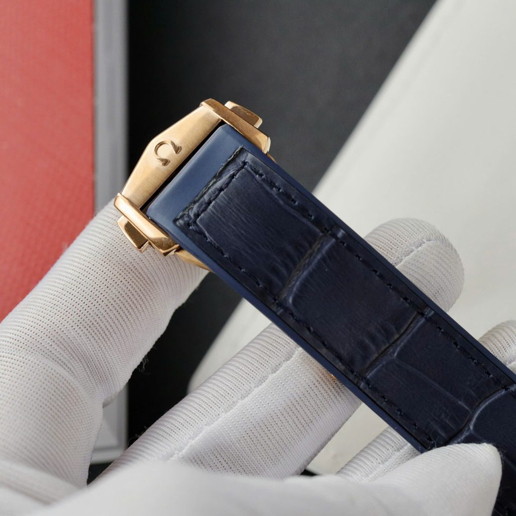 Đồng hồ Omega Rep 11 Constellation màu xanh dương nhà máy VS 41mm (10)