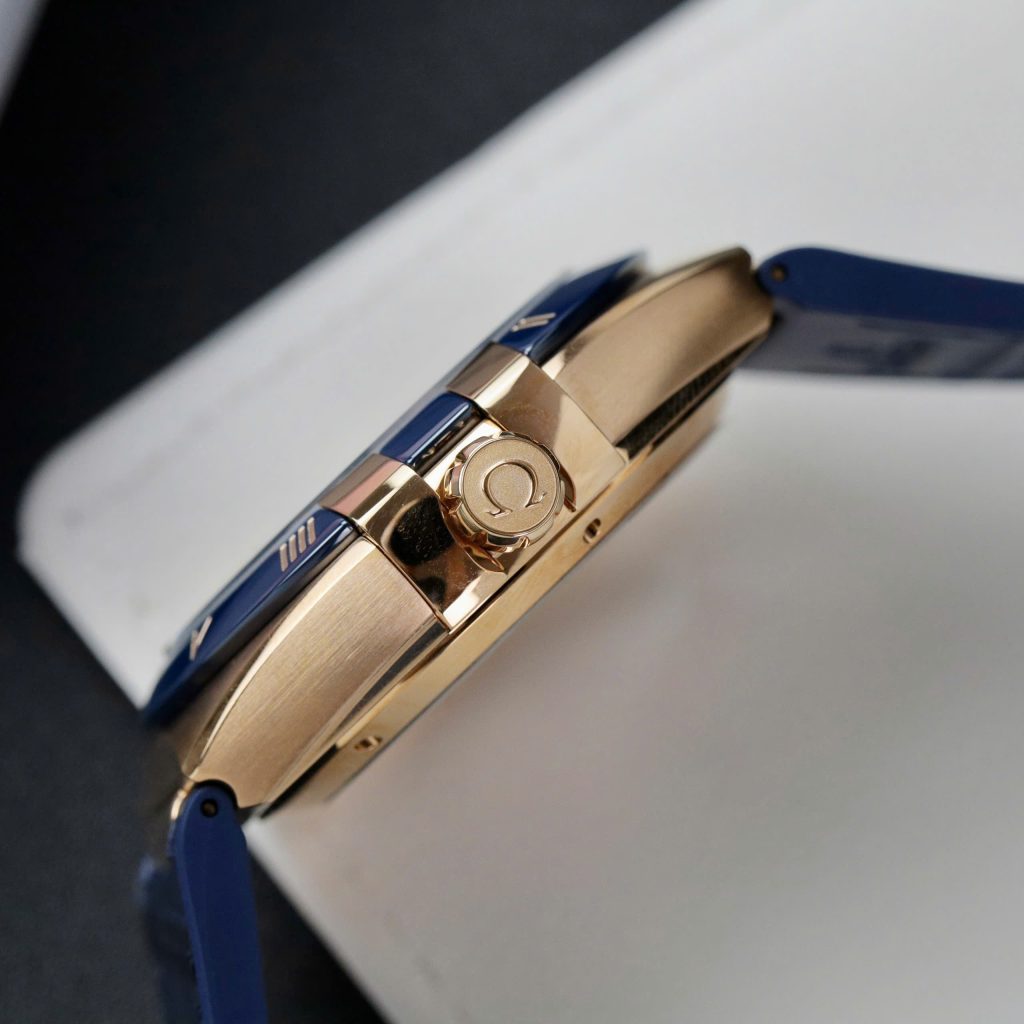 Đồng hồ Omega Rep 11 Constellation màu xanh dương nhà máy VS 41mm (10)