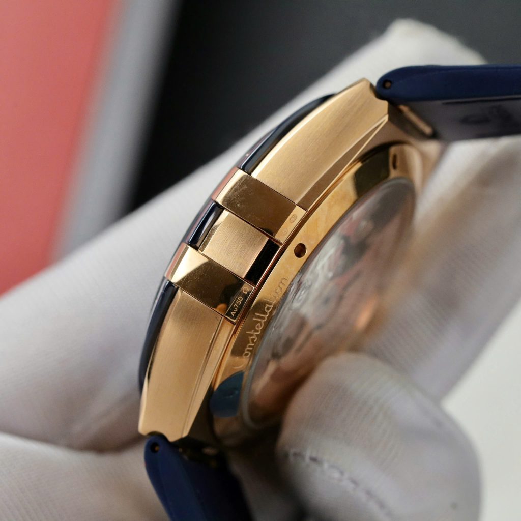 Đồng hồ Omega Rep 11 Constellation màu xanh dương nhà máy VS 41mm (10)