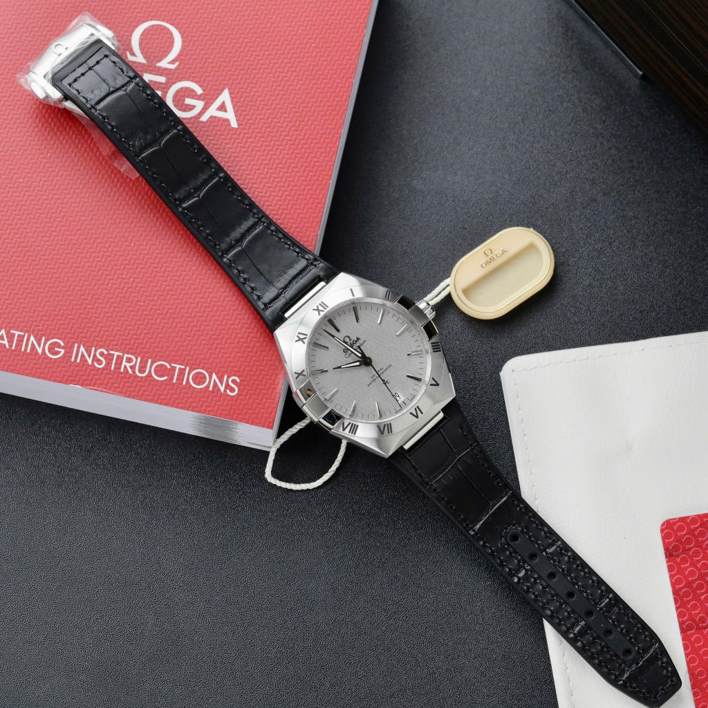 Đồng hồ Omega Replica 11 Constellation mặt số trắng nhà máy VS 41mm (1)