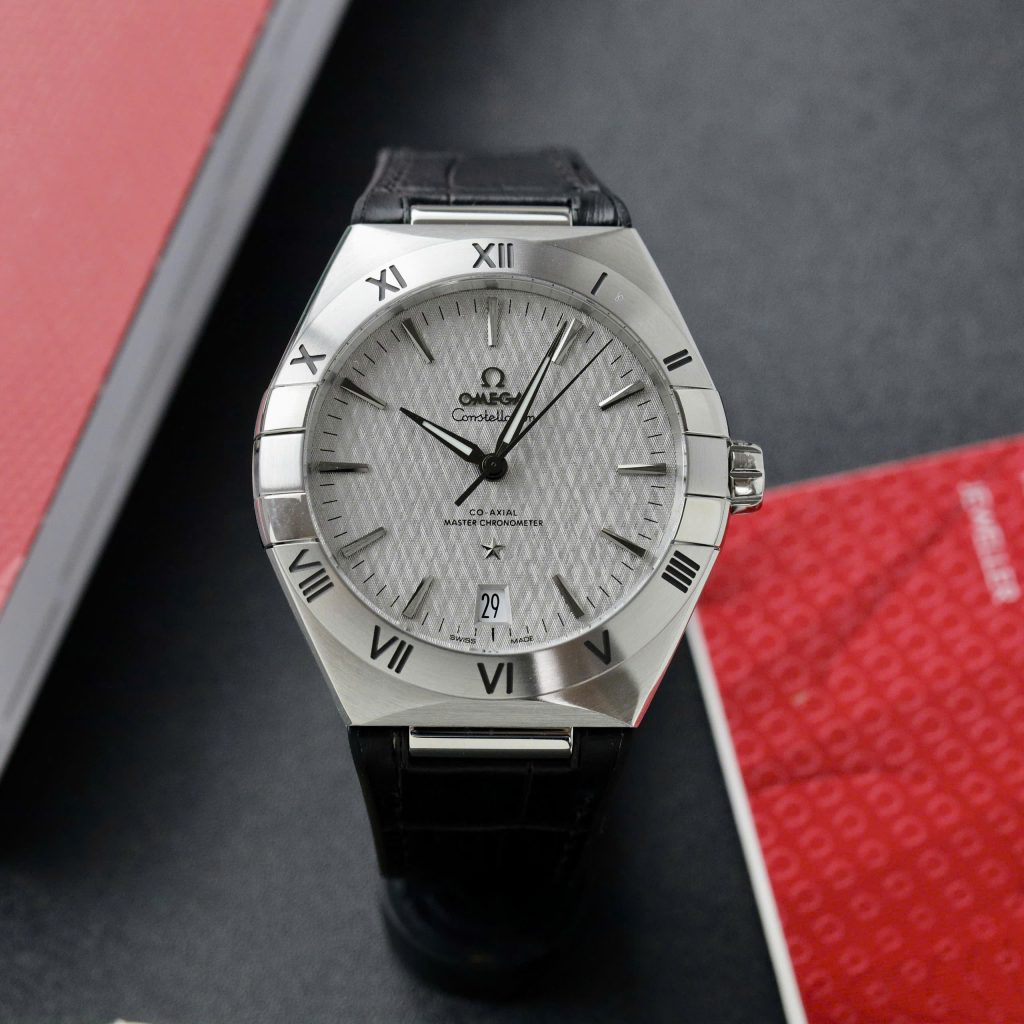 Đồng hồ Omega Replica 11 Constellation mặt số trắng nhà máy VS 41mm (1)
