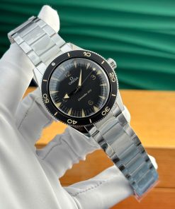 Đồng hồ Omega Seamaster 007 Rep 11 cao cấp mặt đen nhà máy VS 41mm (2)