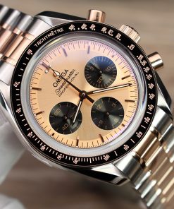 Đồng hồ Omega Speedmaster Moonwatch Professional Rep 1 1 mặt cá hồi 42mm (2)