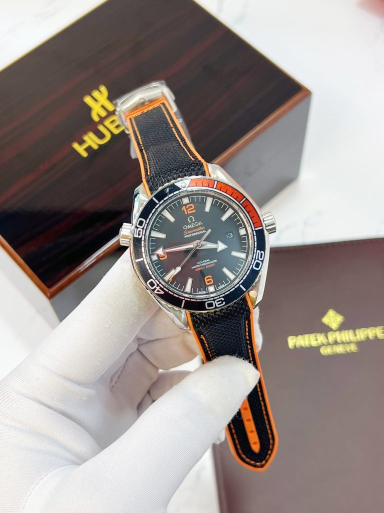 Đồng hồ Omega seamaster professional nam dây vải Fake cao cấp 40mm (2)