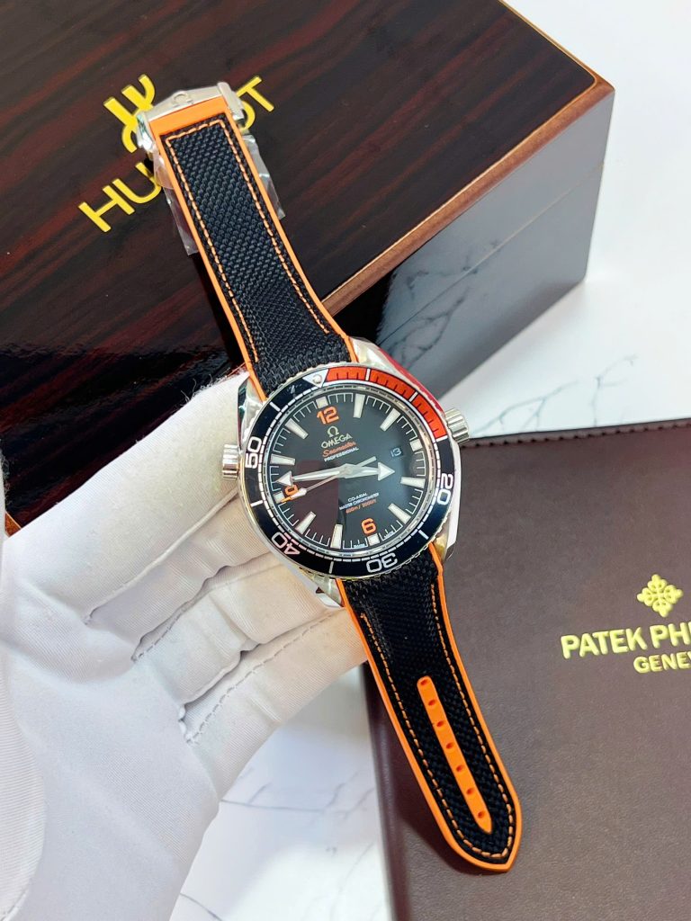 Đồng hồ Omega seamaster professional nam dây vải Fake cao cấp 40mm (2)