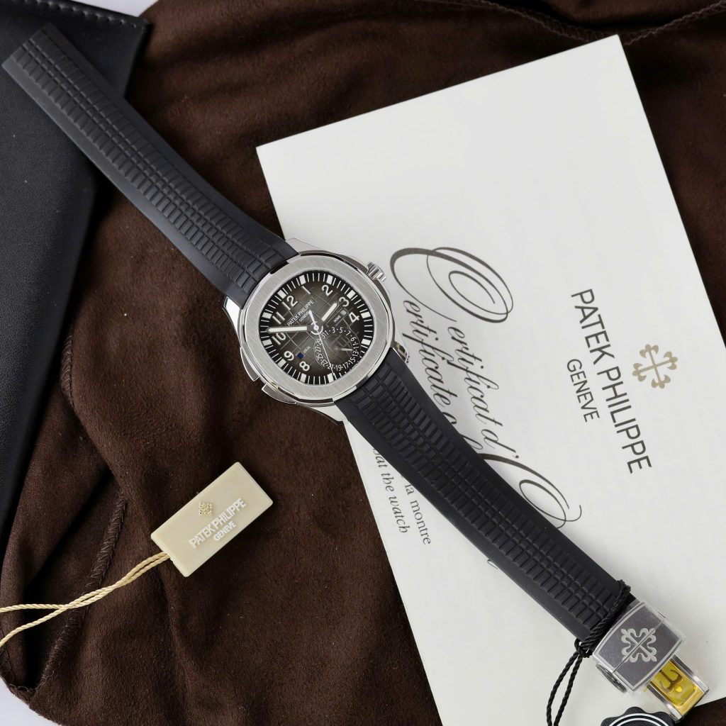 Đồng hồ Patek Philippe Aquanaut 5164A Replica 11 nam mặt xám dây cao su 40 (2)