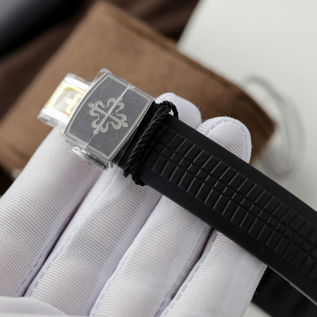 Đồng hồ Patek Philippe Aquanaut 5164A Replica 11 nam mặt xám dây cao su 40 (2)