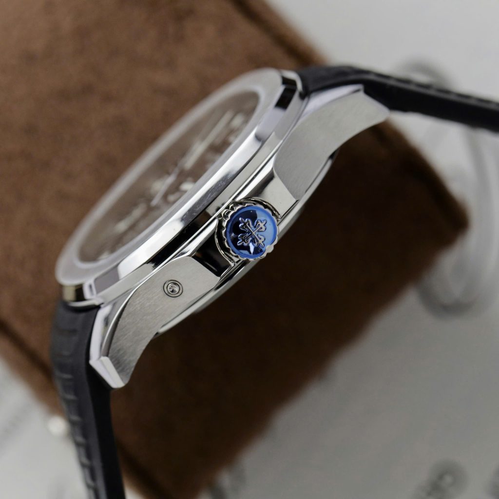 Đồng hồ Patek Philippe Aquanaut 5164A Replica 11 nam mặt xám dây cao su 40 (2)