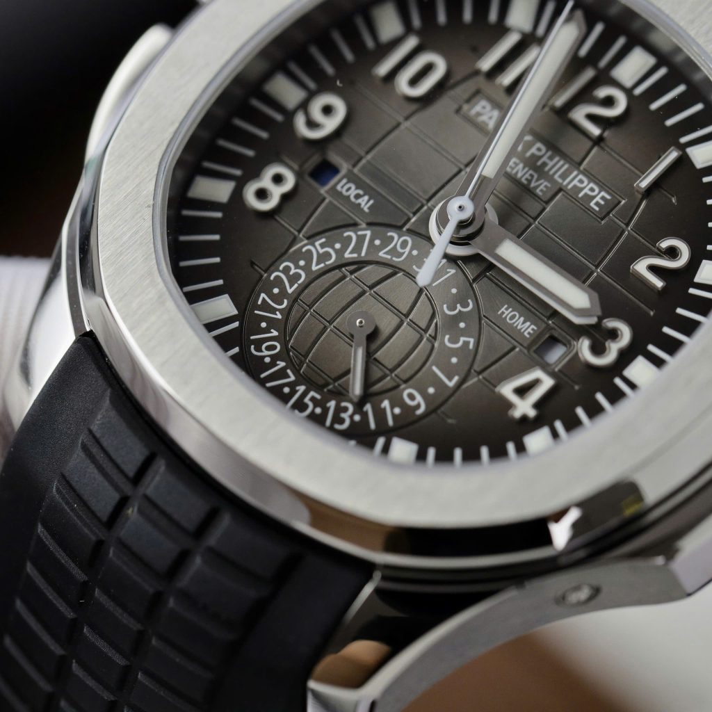 Đồng hồ Patek Philippe Aquanaut 5164A Replica 11 nam mặt xám dây cao su 40 (2)