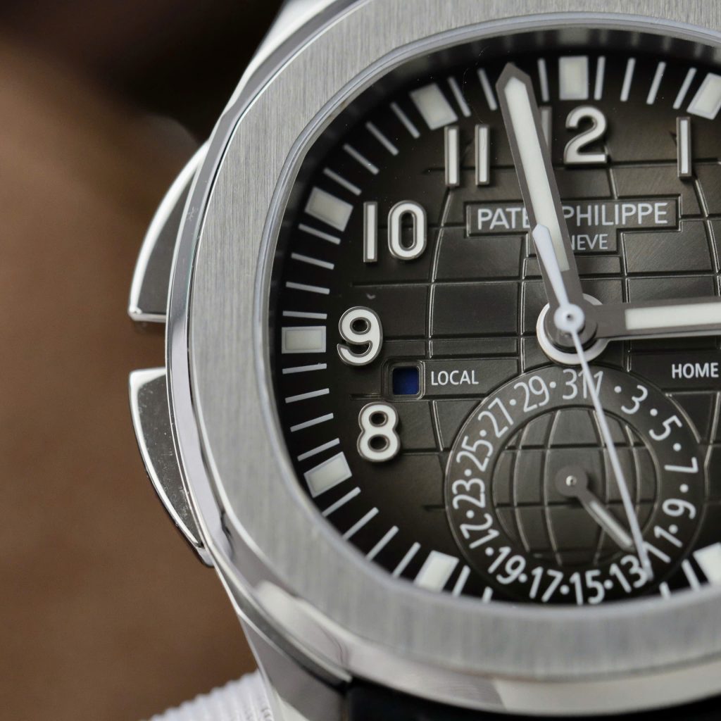 Đồng hồ Patek Philippe Aquanaut 5164A Replica 11 nam mặt xám dây cao su 40 (2)