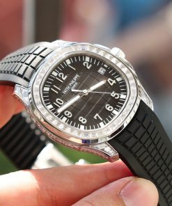 Đồng hồ Patek Philippe Aquanaut 5167 Rep 11 đính đá baguette nhà máy GR 40mm (2)