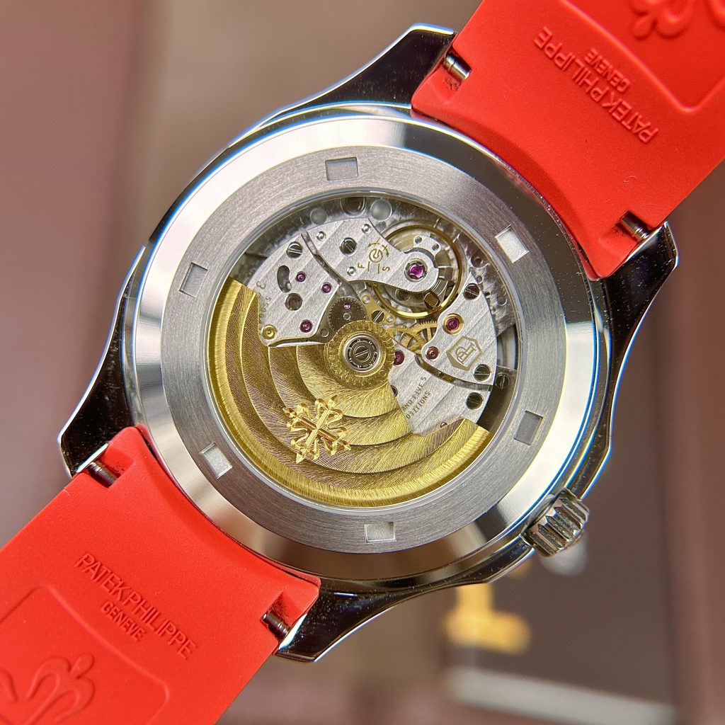 Đồng hồ Patek Philippe Aquanaut 5167A Rep 11 dây cao su màu đỏ nhà máy 3K 40mm (1)