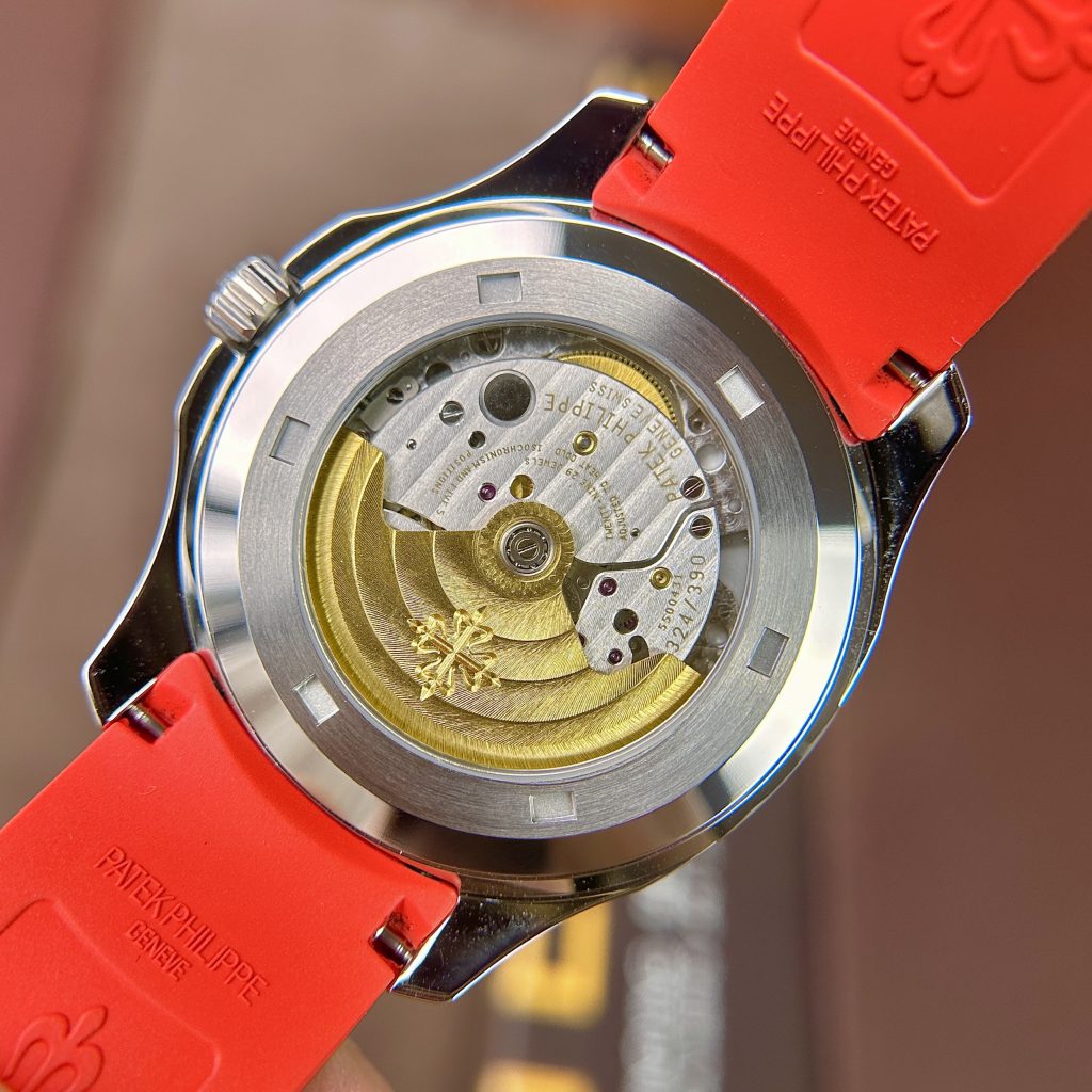 Đồng hồ Patek Philippe Aquanaut 5167A Rep 11 dây cao su màu đỏ nhà máy 3K 40mm (1)