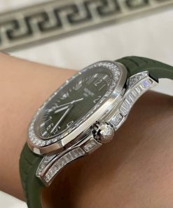 Đồng hồ Patek Philippe Aquanaut 5168 Rep 11 cao cấp màu xanh lá cây GRF 42mm (2)