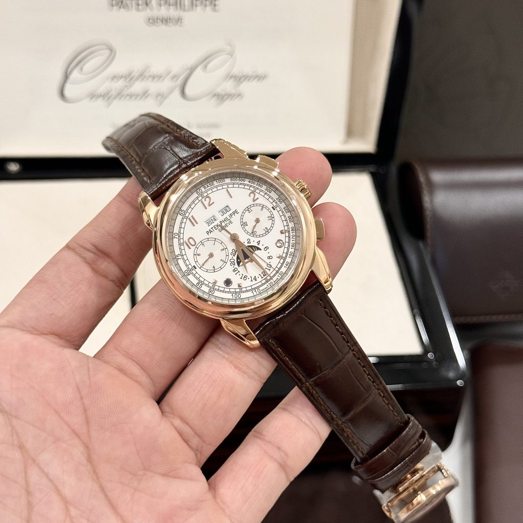 Đồng hồ Patek Philippe Fake cao cấp Complications 5270 mặt trắng 40mm (6)