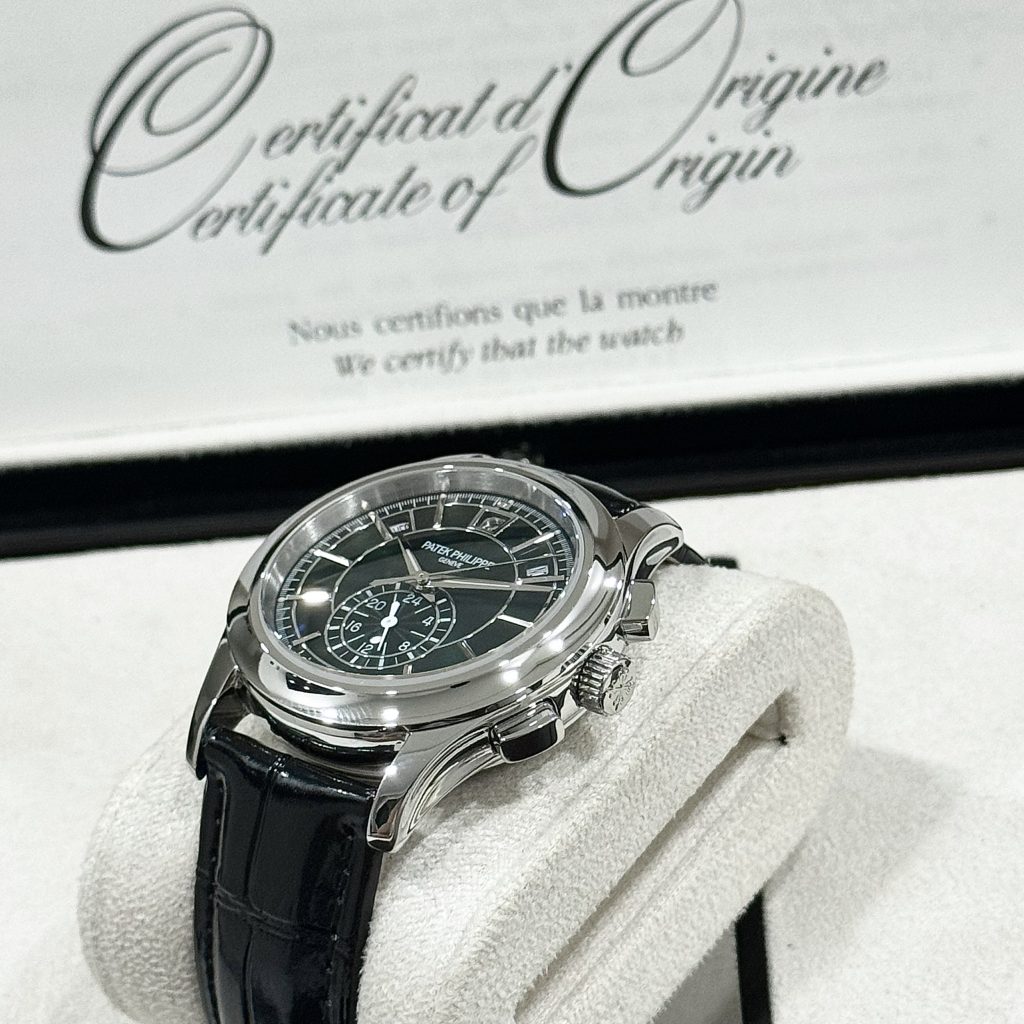 Đồng hồ Patek Philippe Fake máy Thụy Sỹ Complications 5270 mặt xanh lá 40mm (7)