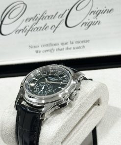 Đồng hồ Patek Philippe Fake máy Thụy Sỹ Complications 5270 mặt xanh lá 40mm (7)