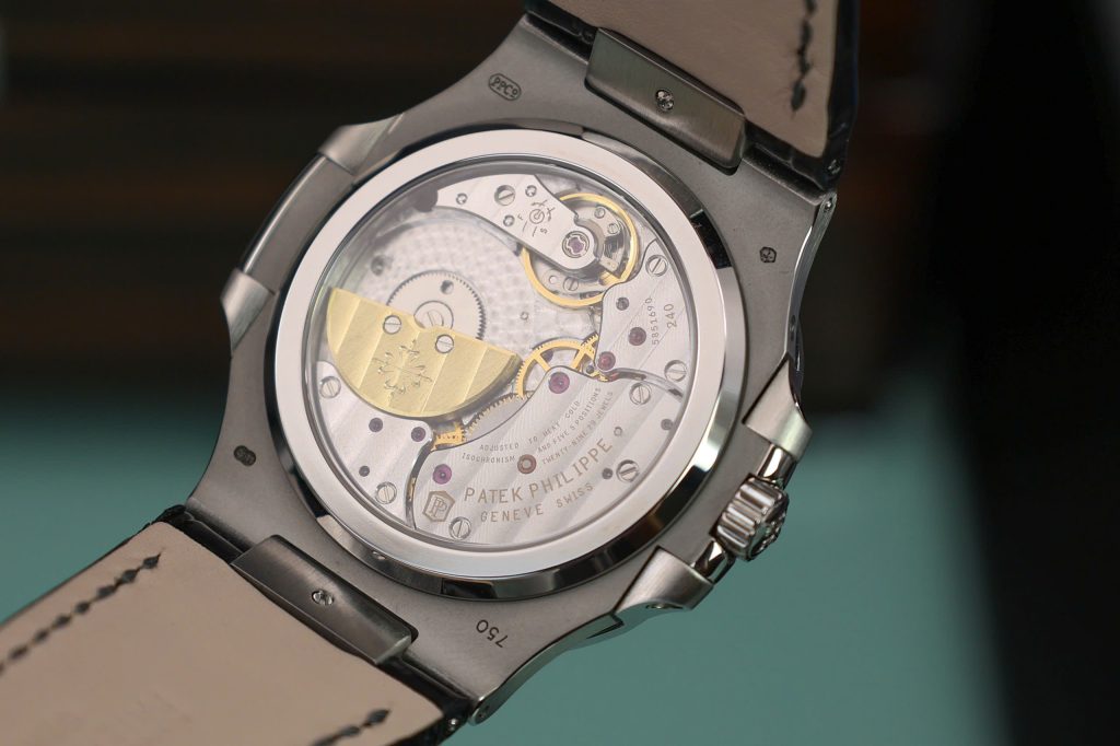 Đồng hồ Patek Philippe Nautilus 5724G Replica 11 đính đá baguette nhà máy PPF 40mm (2)