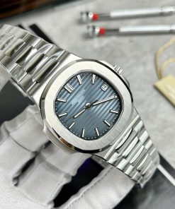 Đồng hồ Patek Philippe Nautilus 5811 Replica 11 Mặt Xanh Khoá Mới 41mm (2)