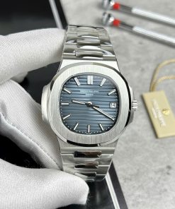 Đồng hồ Patek Philippe Nautilus 5811 Replica 11 Mặt Xanh Khoá Mới 41mm (2)