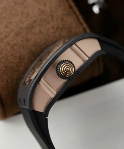 Đồng hồ Richard Mille RM07-01 Replica 11 vỏ gốm đen dây cao su 36mm (2)