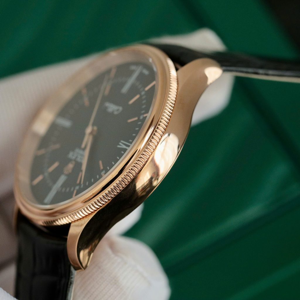 Đồng hồ Rolex Cellini 50505 Replica máy Thụy Sỹ màu đen 39mm (1)