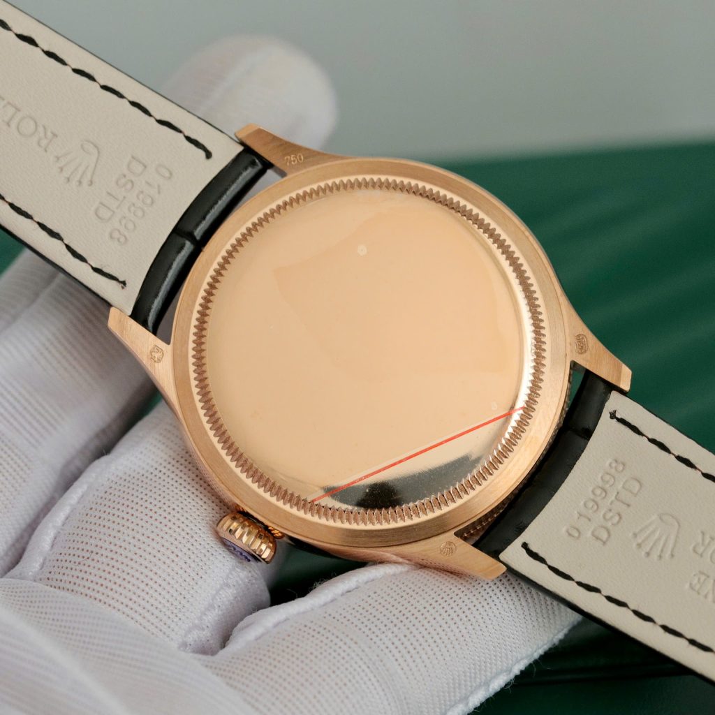 Đồng hồ Rolex Cellini 50505 Replica máy Thụy Sỹ màu đen 39mm (1)