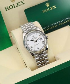 Đồng hồ Rolex Day-Date 228236 Rep 1 1 mặt trắng trọng lượng 175gram GM factory 40mm (2)