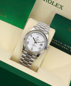 Đồng hồ Rolex Day-Date 228236 Rep 1 1 mặt trắng trọng lượng 175gram GM factory 40mm (2)