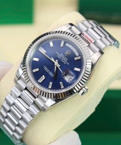 Đồng hồ Rolex Day-Date 228236 Rep 11 mặt xanh blue trọng lượng 175gram GM factory 40mm (2)