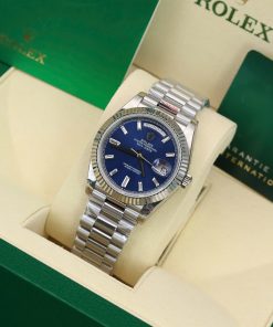 Đồng hồ Rolex Day-Date 228236 Rep 11 mặt xanh blue trọng lượng 175gram GM factory 40mm (2)