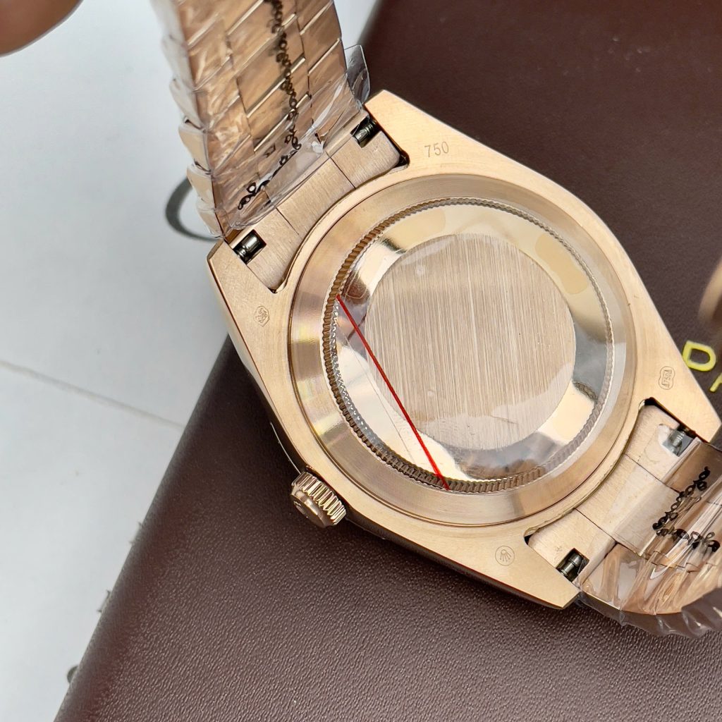  Đồng hồ Rolex Day-Date Chocolate nam cọc số la mã Fake cao cấp 38-40mm