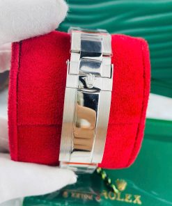 Đồng hồ Rolex Daytona Cosmograph cơ nhật mặt xanh băng Fake cao cấp 40mm