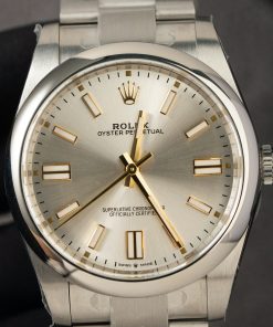 Đồng hồ Rolex Oyster Perpetual Rep 11 cao cấp mặt số bạc nhà máy Clean 3641mm (2)