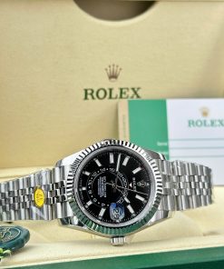 Đồng hồ Rolex Sky-Dweller 326934 Chế Tác mặt đen dây Jubilee 42mm (2)