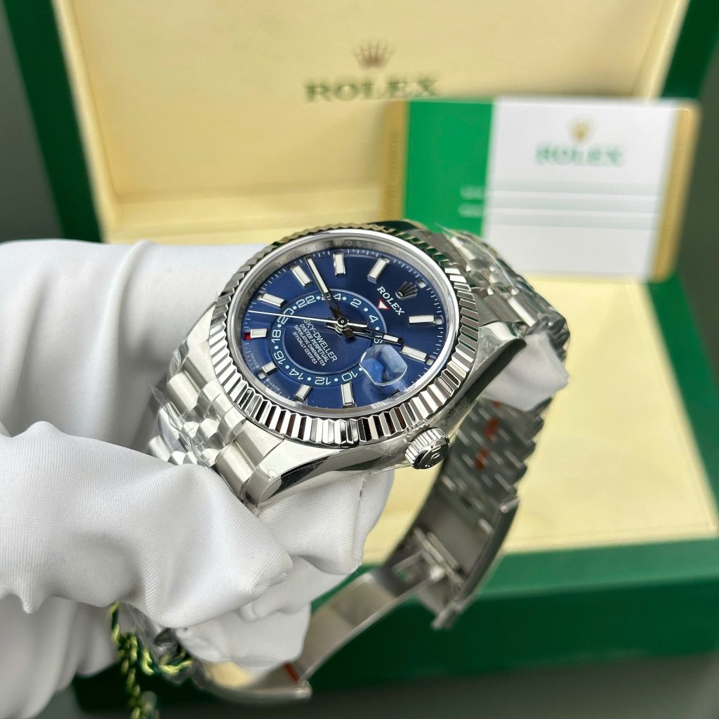 Đồng hồ Rolex Sky-Dweller 326934 Rep 11 cao cấp mặt xanh dương 42mm (2)