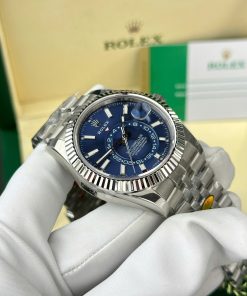 Đồng hồ Rolex Sky-Dweller 326934 Rep 11 cao cấp mặt xanh dương 42mm (2)